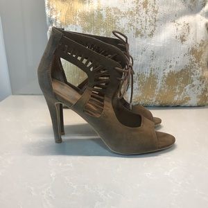 Dolce Vita Suede Stiletto Lace Up Heels